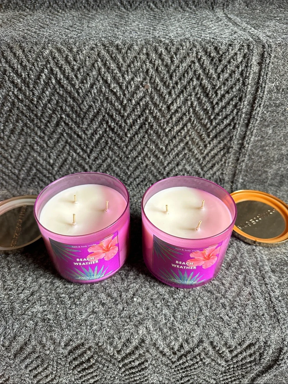 Bath & Body Works Beach Weather 3 Wick Candle